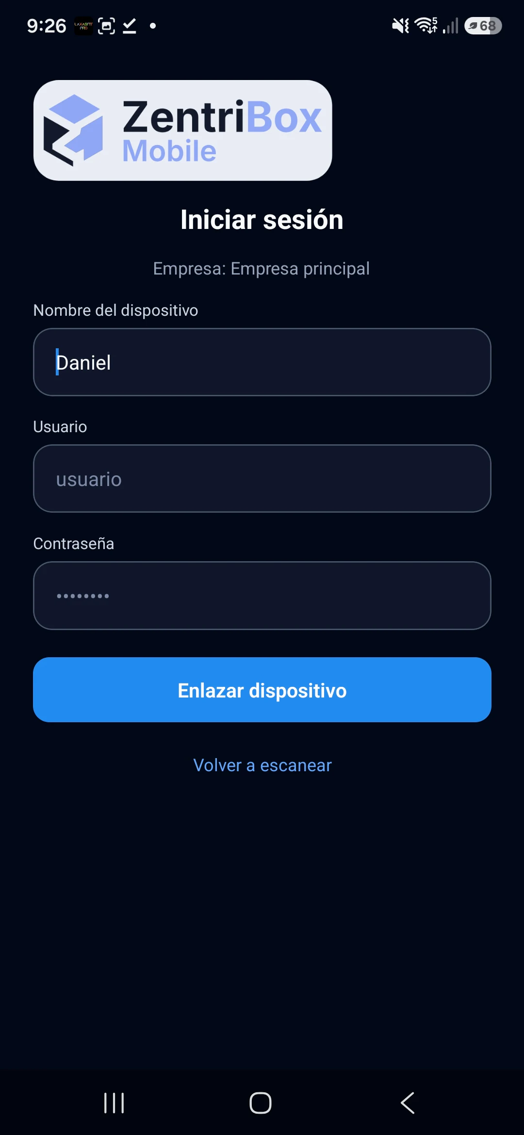 ZentriBox Mobile screenshot 2